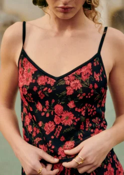 Hot Sezane Top Bernie Rose Rot