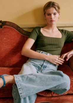 Discount Sezane Top Remy