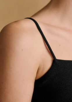 Sezane Top Sansa Schwarz