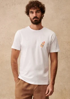 New Sezane T-Shirt Fruits Du Soleil Weiß