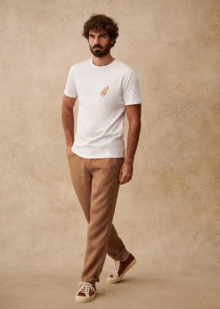 New Sezane T-Shirt Fruits Du Soleil Weiß