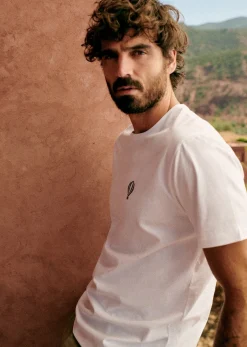 Best Sezane T-Shirt Montgolfière Weiß