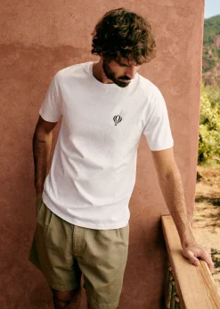 Best Sezane T-Shirt Montgolfière Weiß