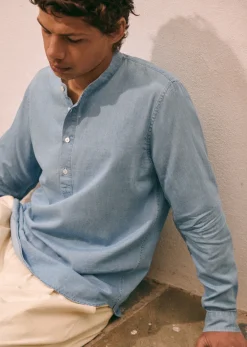 Outlet Sezane Tunika Buster Denim Pre-washed