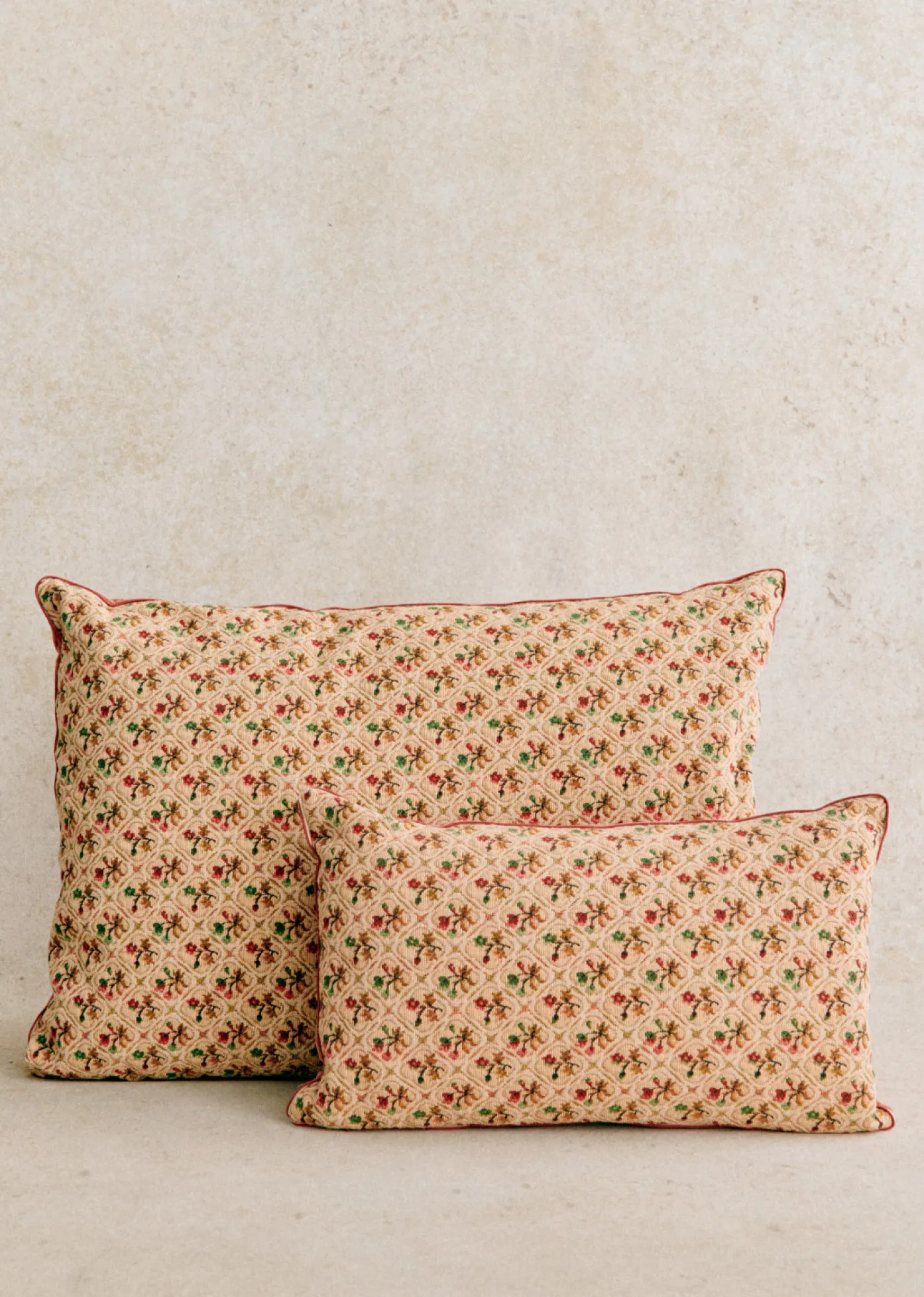 Sale Sezane Vintage-Kissen – Sehr Großes Modell