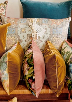 Sale Sezane Vintage-Kissen – Sehr Großes Modell
