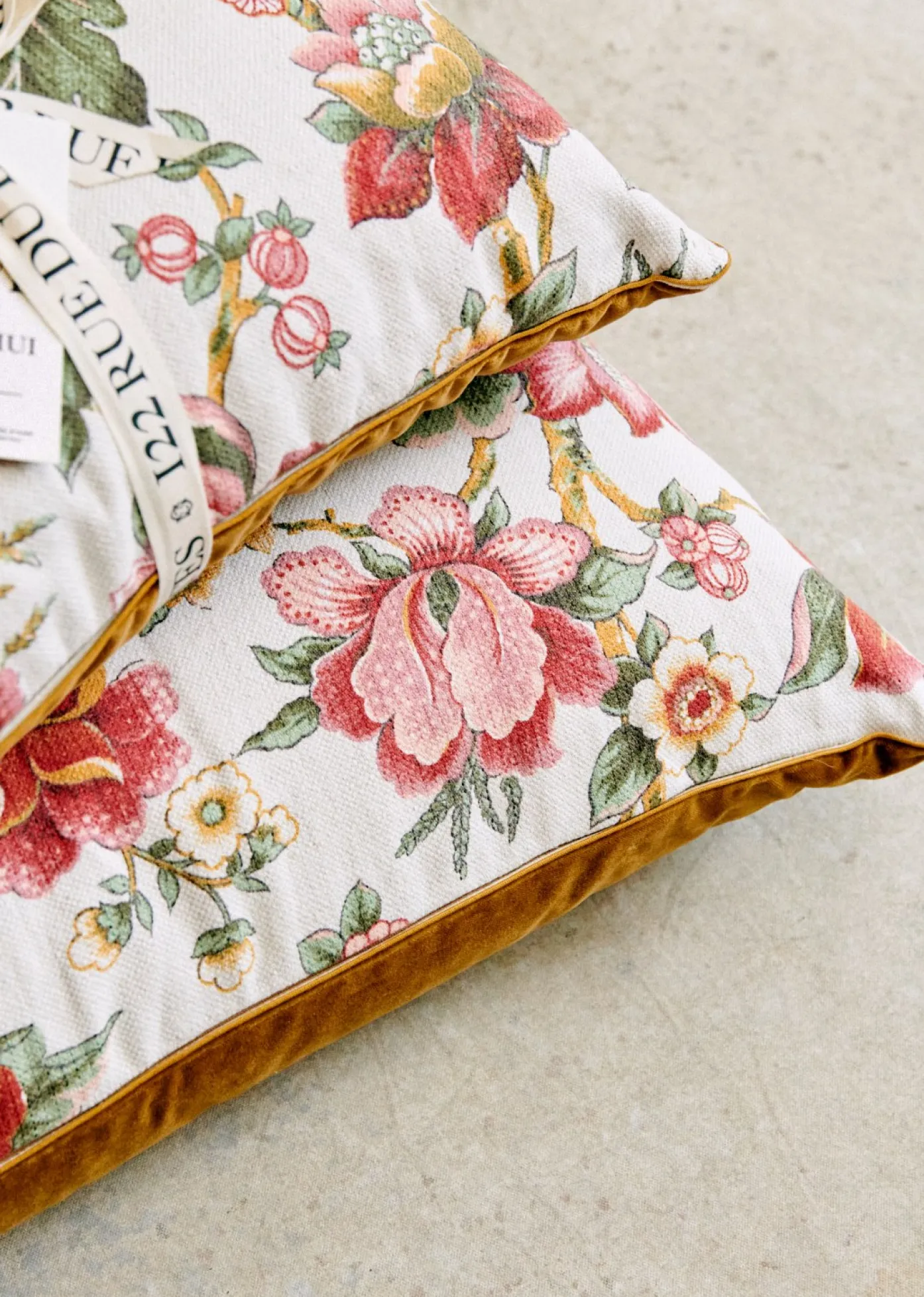 Sale Sezane Vintage-Kissen – Sehr Großes Modell