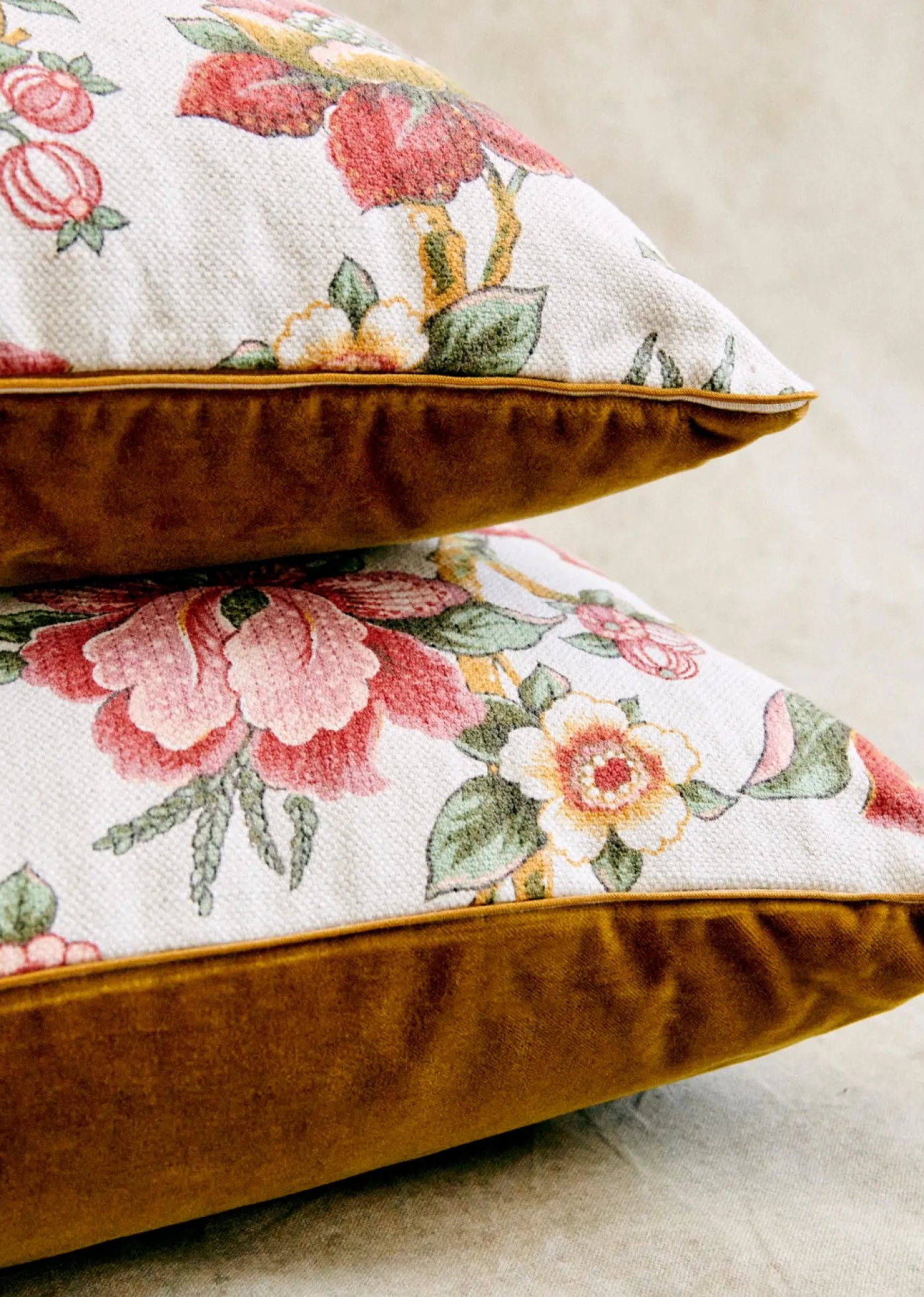 Sale Sezane Vintage-Kissen – Sehr Großes Modell