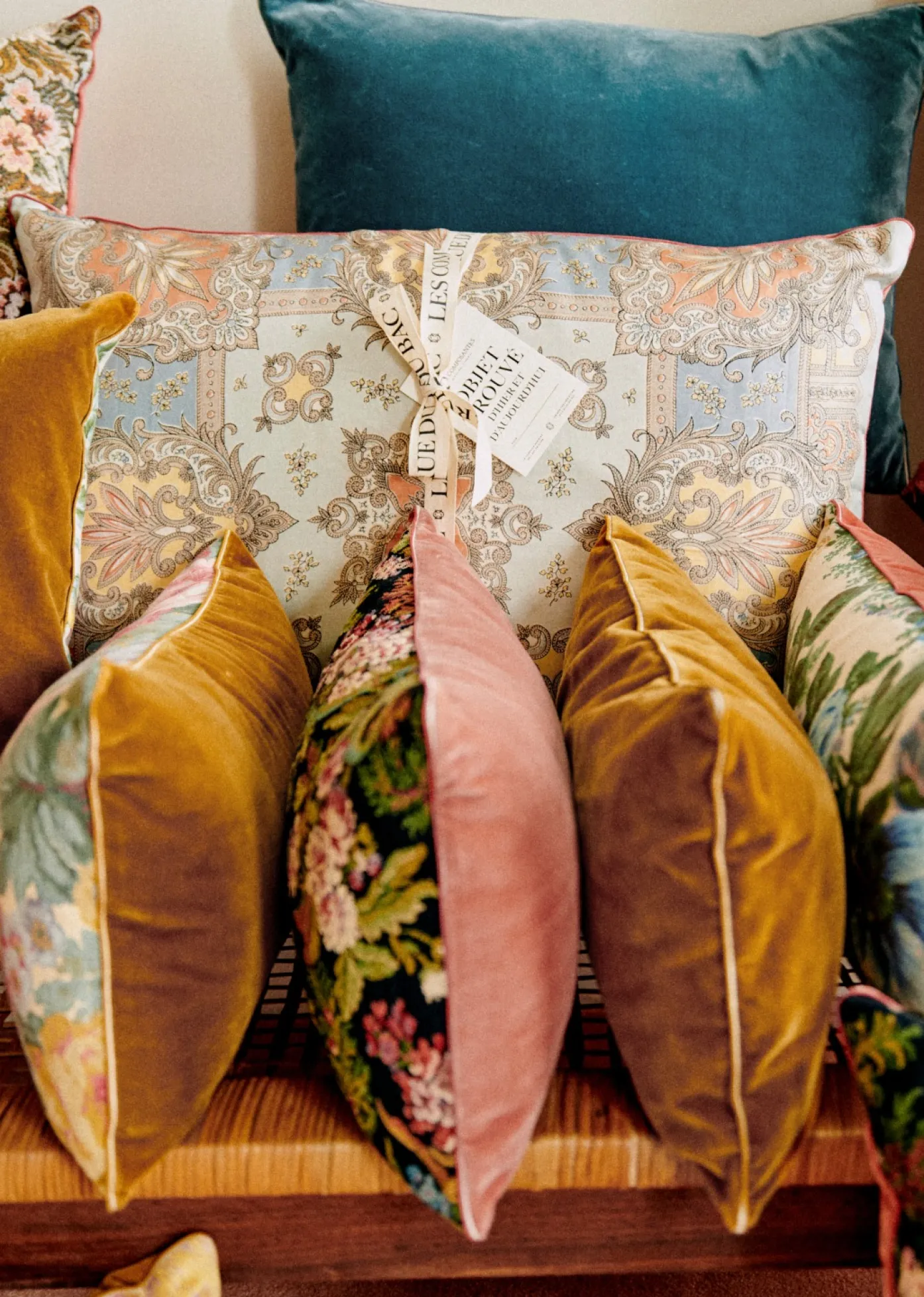 Best Sezane Vintage-Kissen – Sehr Großes Modell