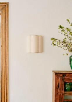 Best Sezane Wandleuchte Boléro - Großes Modell Jute ecrufarben