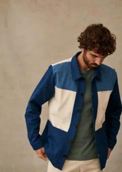 Clearance Sezane Will Patchwork Denim